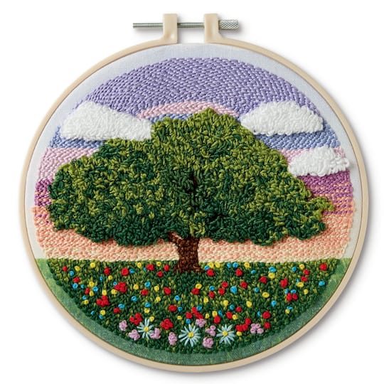 Michaels, Tree Punch Needle Kit by Loops & Threads® – Category: Punch Needle